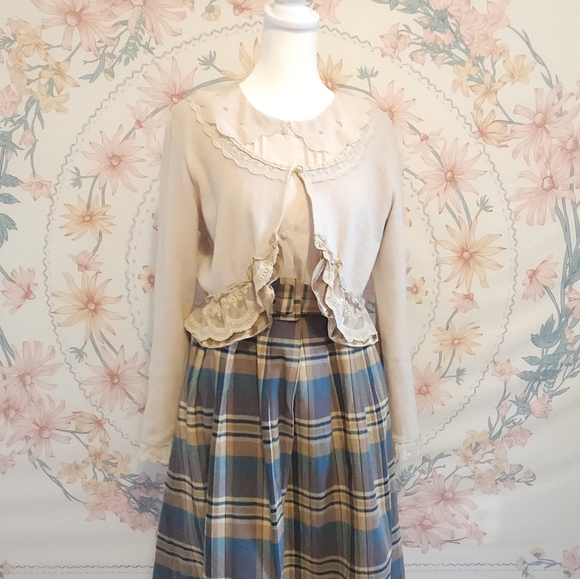 Axes Femme cardigan borelo coquette dollette soft girl cottage core shoujo - Picture 2 of 12